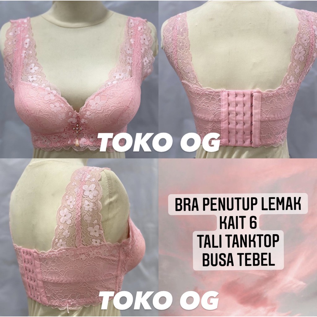 BRA PENUTUP LEMAK PUSH UP BH KAIT 6 KAWAT BESTSELLER BRUKAT RENDA SEKSI