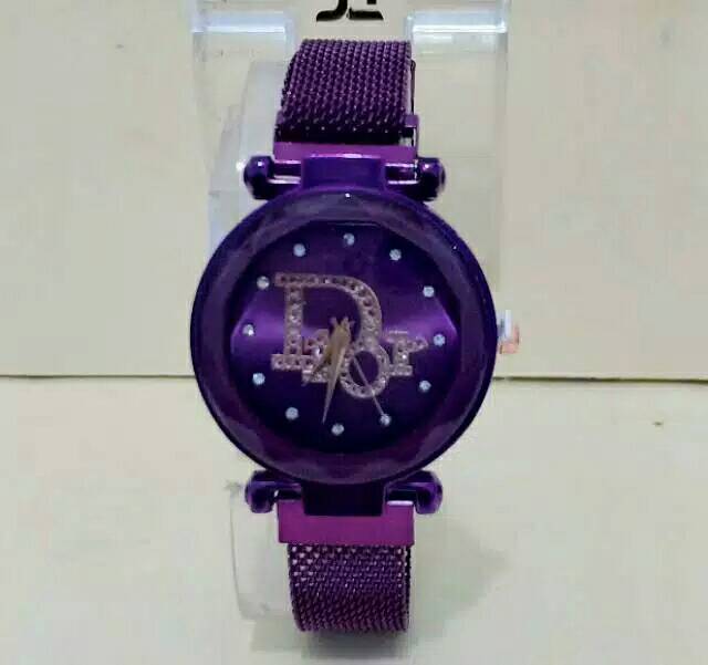 Jam Tangan Magnet Wanita Murah D*or Diamond Logo Tengah