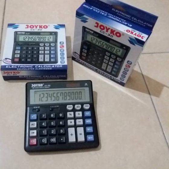 

Model Baru Kalkulator Joyko CC-30 12 Digit / Calculator 12 Digit Joyko CC-30