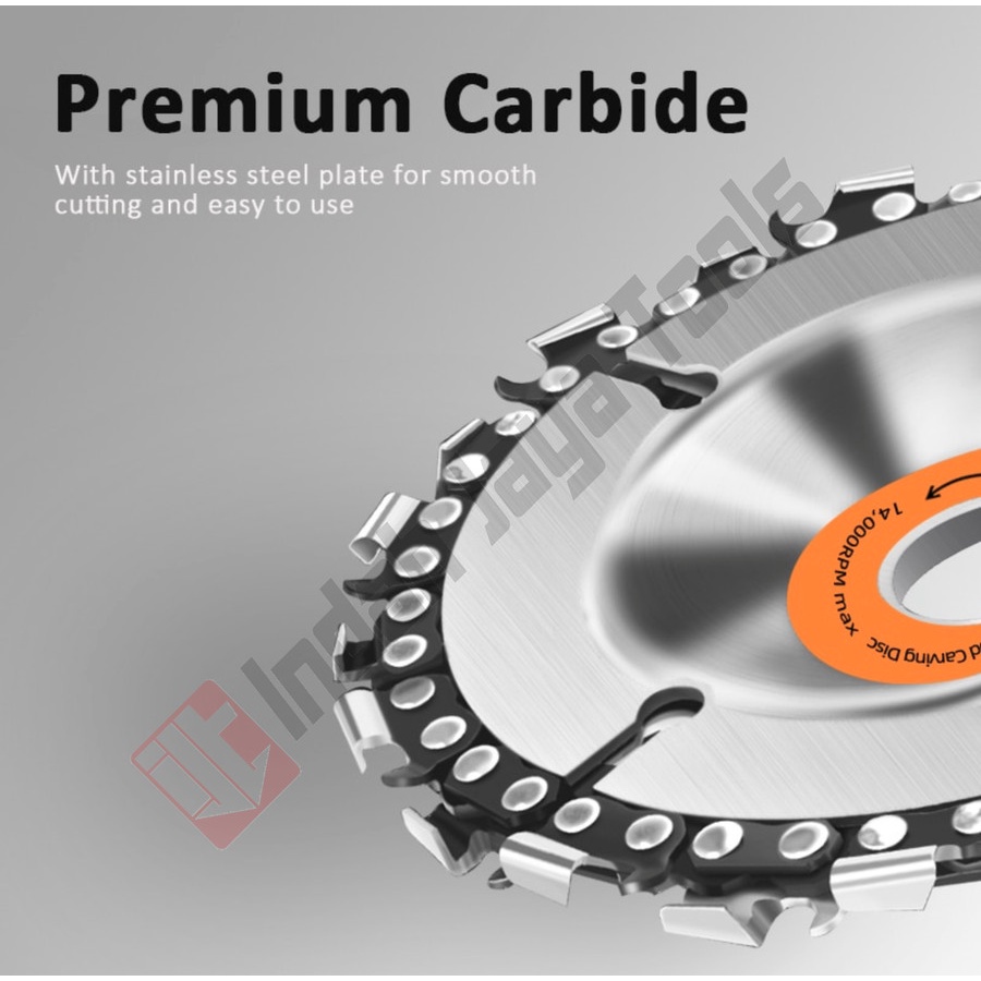 IKURA WCD201 Chain Carving Disc Mata Gerinda Gergaji Ukir Chainsaw