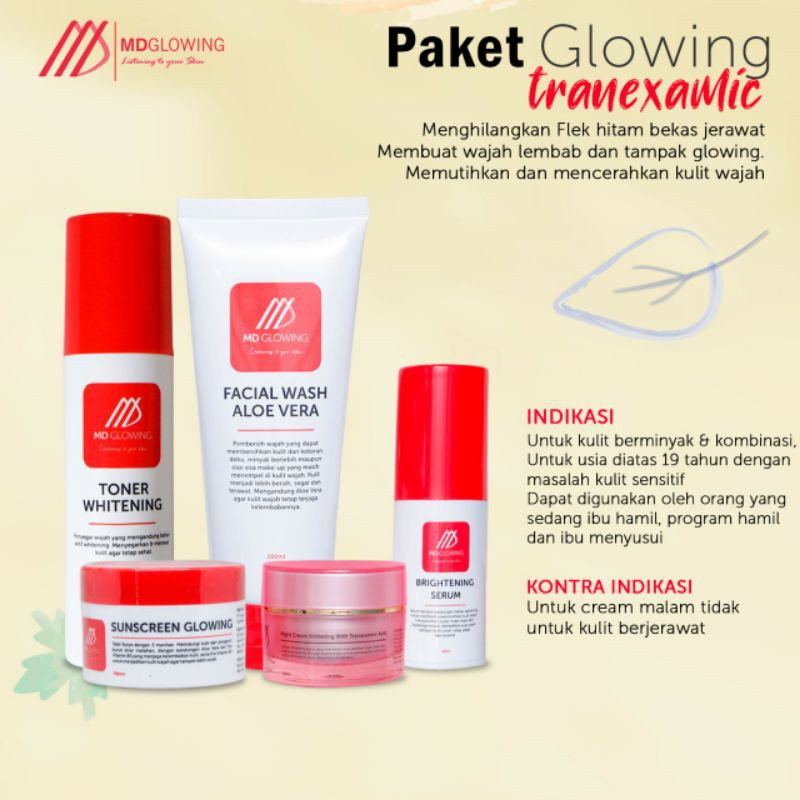 Md Glowing Paket Glowing Tranexamic