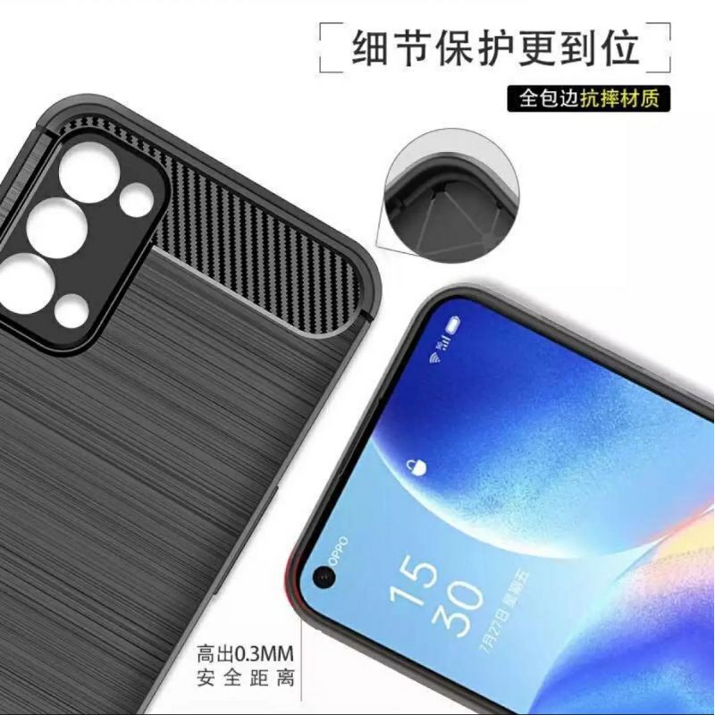 PROMO Case OPPO RENO 5 5G Soft case Ipaky Carbon Premium Casing