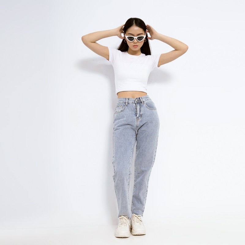 VIERLIN - Jeans 7297 - BASIC HIGHWAIST JEANS