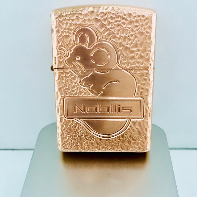 Korek mirip zippo merk nobilis motif mouse