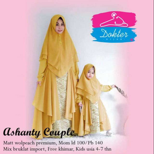 Gamis syar'i Ashanty couple