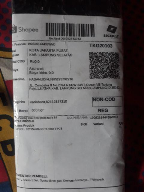 Kunci L Set Panjang Tekiro 8 Pcs