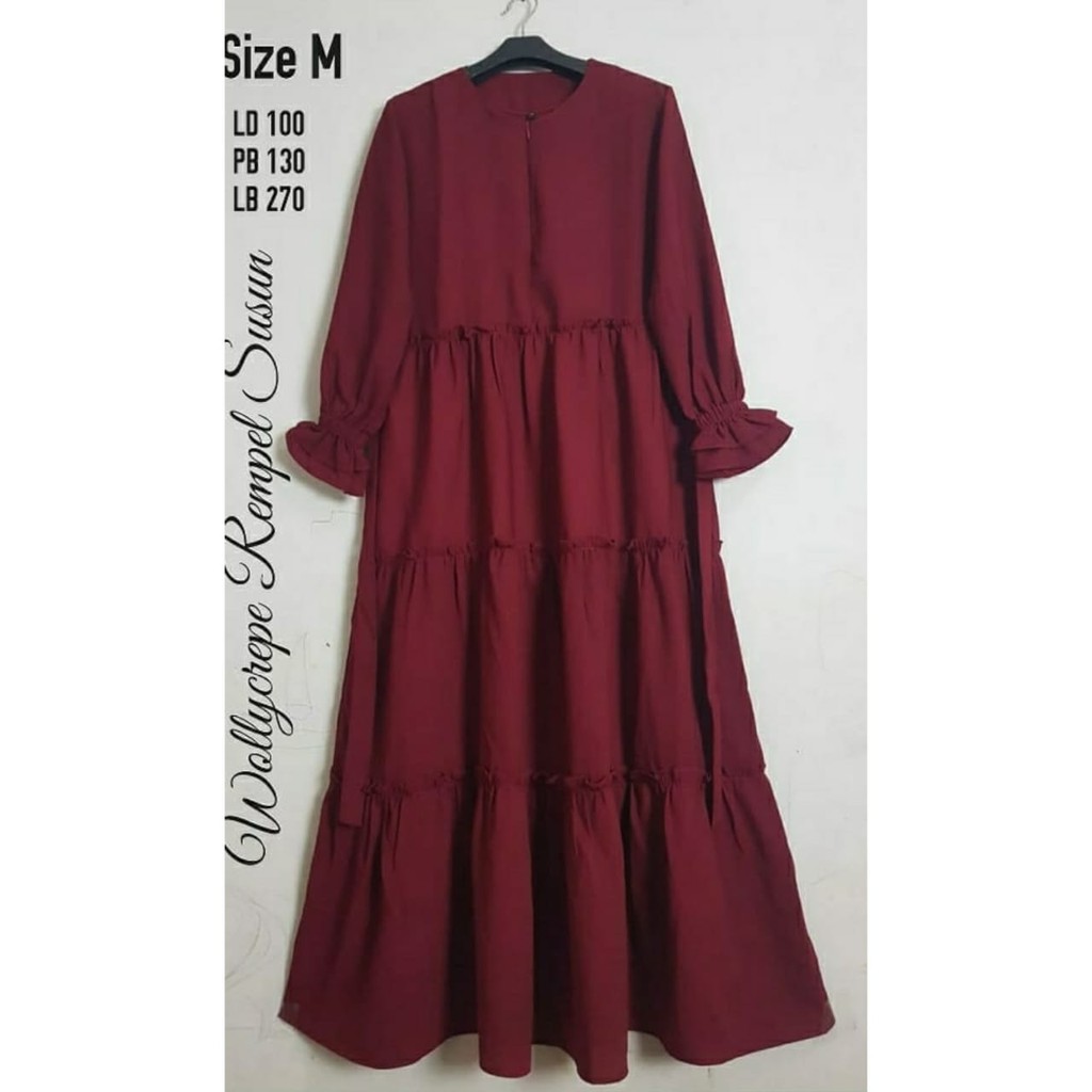 GAMIS WOLLYCREPE REMPEL SUSUN