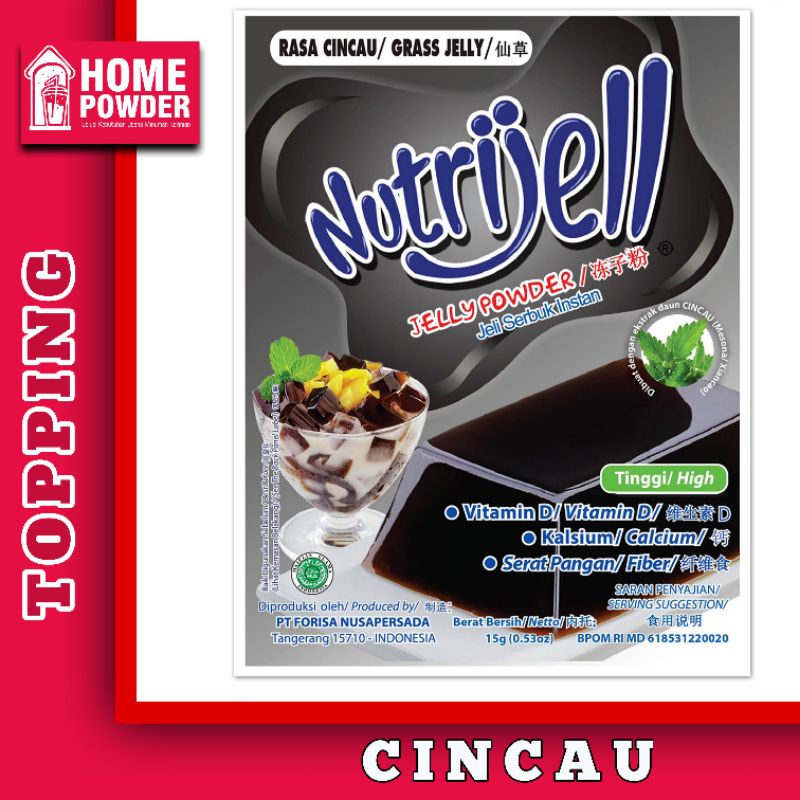 

Nutrijell Jelly Cincau 10Gr Grass Jelly Termurah Topping Minuman Es Buah Cappucino Cincau