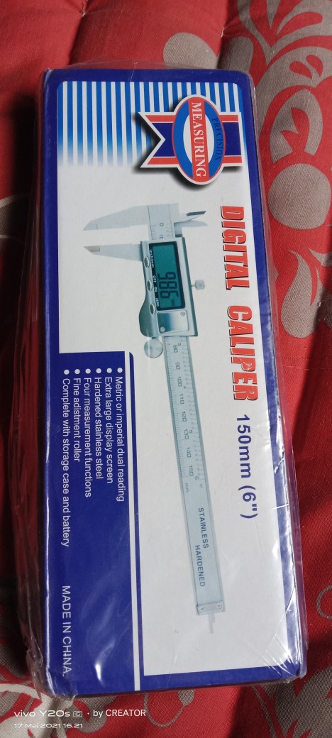 Jangka Sorong Digital Lcd Vernier Caliper Micrometer 15cm - Sh20