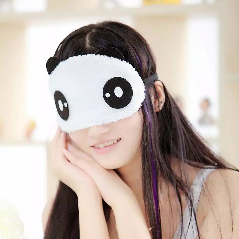 Penutup Mata Tidur Karakter Panda Sleeping Mask Eye Import Penutup Mata Wanita