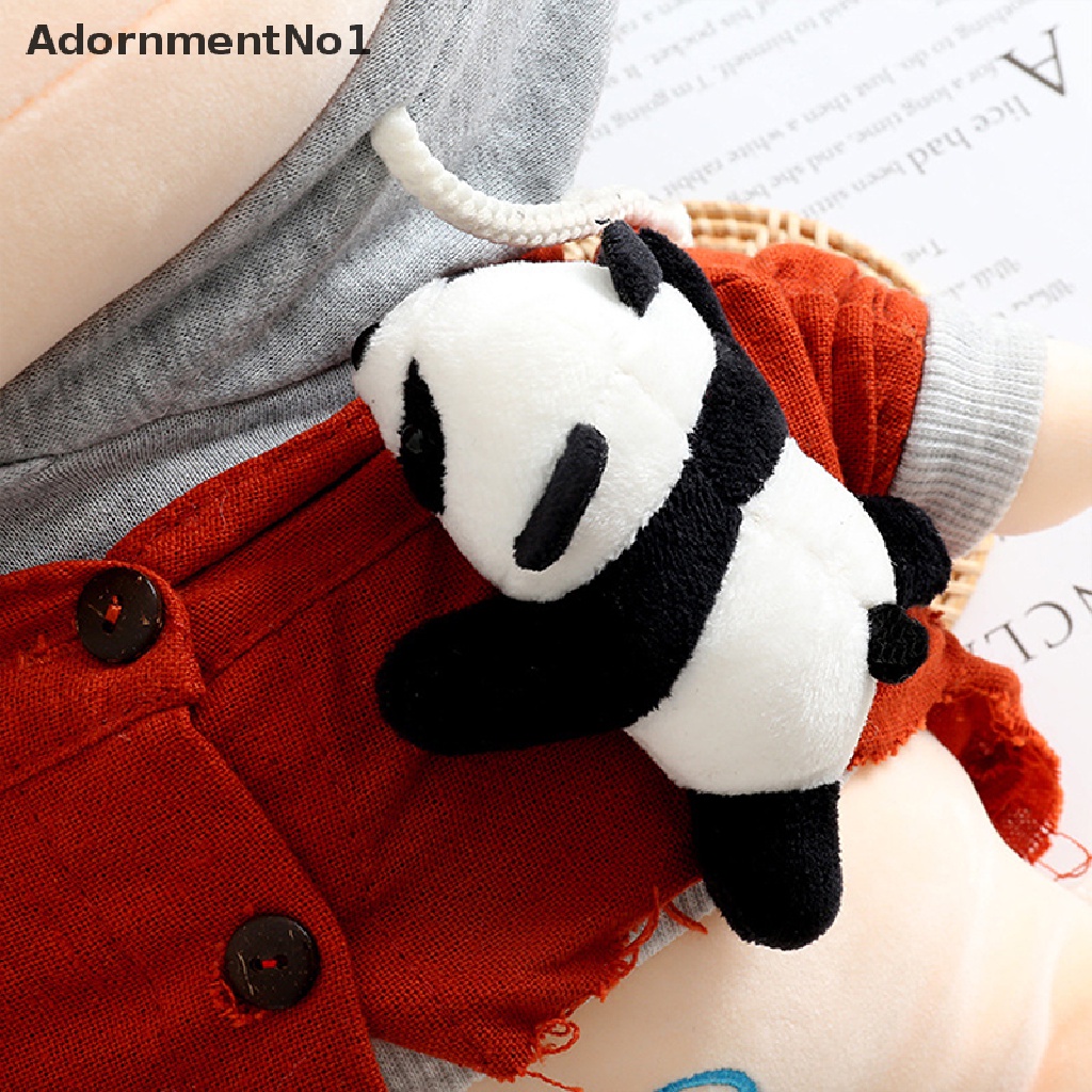 (AdornmentNo1) Pin Bros Boneka Panda Bahan Plush