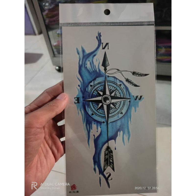 Bisa COD Tato Temporary Tato code TBS ukuran 19×12