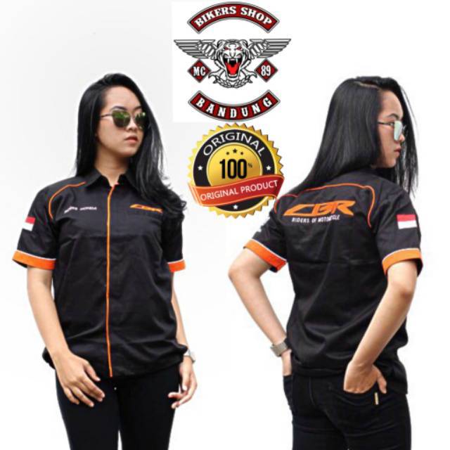 Kemeja honda cbr Kemeja cbr terbaru Kemeja racing honda cbr Kemeja pria cbr Hem honda cbr