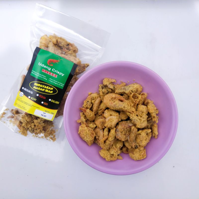 

Cemilan Halal Udang Crispy 500gr