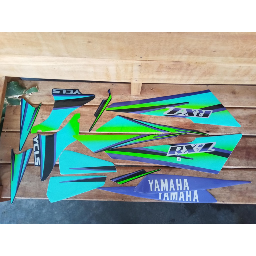 Striping Rxz 1994 Sticker Body Rxz Merk AJS