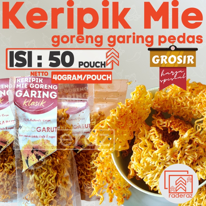 

Jajanan Instan Mie Goreng Kering Gaiarasa isi 50 Pouch Pedas Manusiawi BISA GROSIR by GAIA (bisa GROSIR bisa COD bisa KARGO)