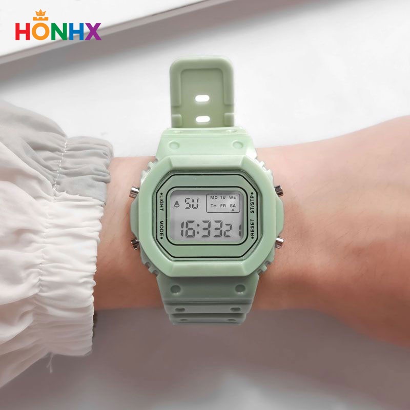 HONHX 576 Jam Tangan Remaja Digital Rubber WK-SBY