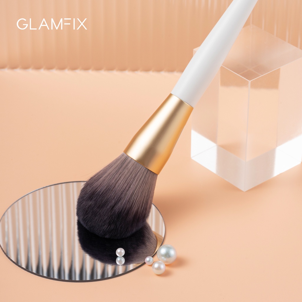 ★ BB ★  GLAMFIX Classic Powder Brush Make Up 1 Pcs - Kuas Make Up Bedak | GLAM FIX Alat Kecantikan Makeup by YOU