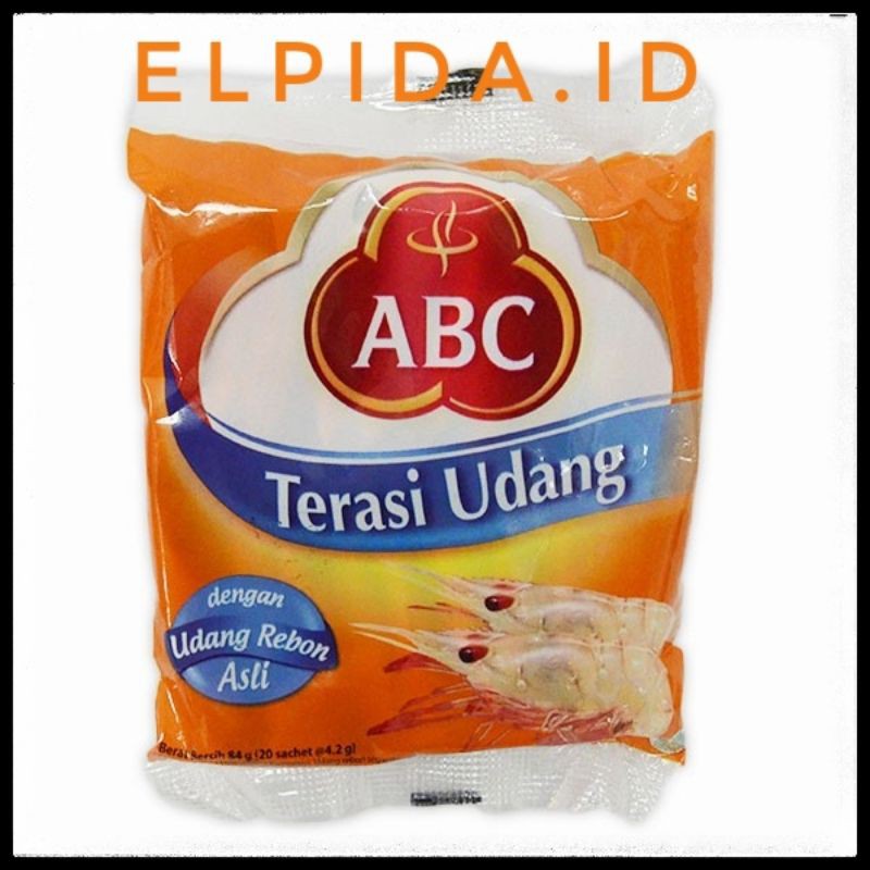 

ABC TERASI UDANG 4.2g HARGA RENCENG ISI 20PCS MURAH