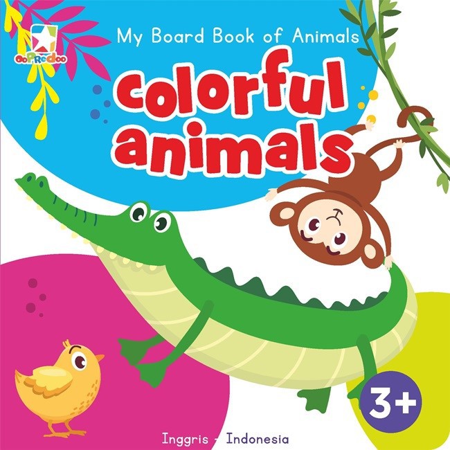 OPREDO MY BOARD BOOK OF ANIMALS: COLORFUL ANIMALS
