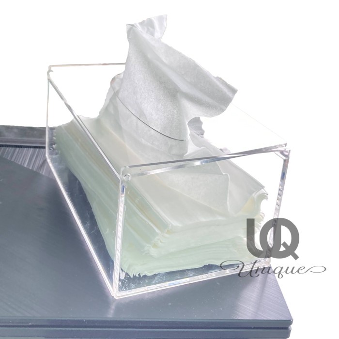 Kotak Tisu Akrilik - Box Penyimpanan Tissue Display Holder Acrylic