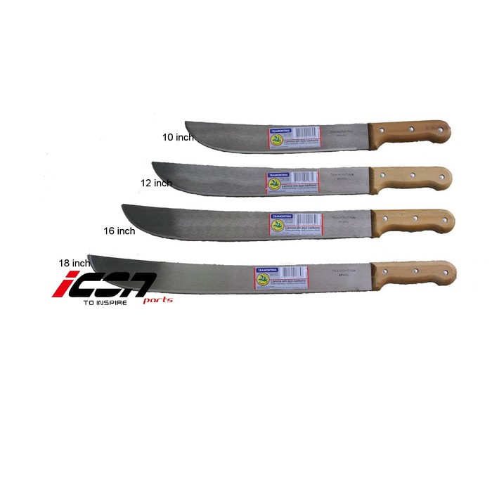 GOLOK PARANG PISAU TEBAS TRAMONTINA 10 INCH ORI BRASIL