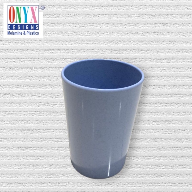 Gelas Minum Melamine 300 ML ONYX / Gelas Rata Polos / Gelas Minuman Melamin Asli