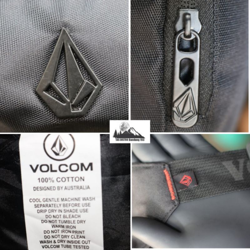 waistbag VOLCOM 03 waterproof Grade 0ri tas slempang pria