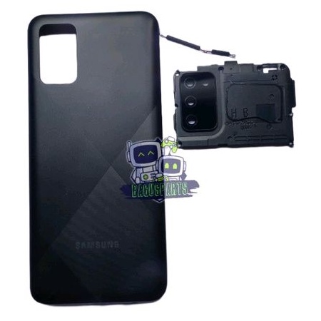 BACKDOOR + HOUSING / TUTUP MESIN SAMSUNG A02S HITAM ORIGINAL NEW