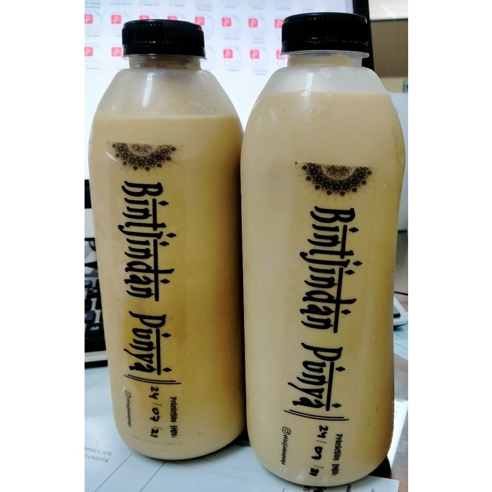 

Kopi susu bint jindan punya bintjindan punya 1lt 1 liter 1000ml