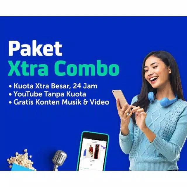 Paket data xl extra combo 5gb/10gb/15gb