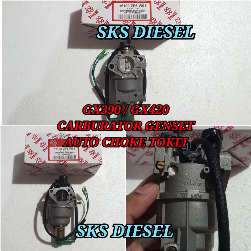 GX420 GX-420 Carburator Karburator Genset Generator Bensin 5500 6000 7000 8000 9000 watt Merek Tokei