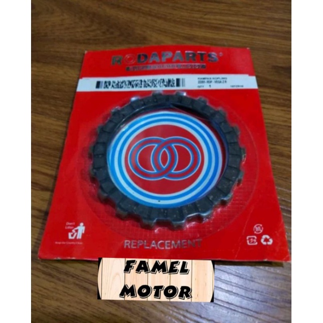 PLAT KAMPAS KOPLING VEGA ZR LAMA