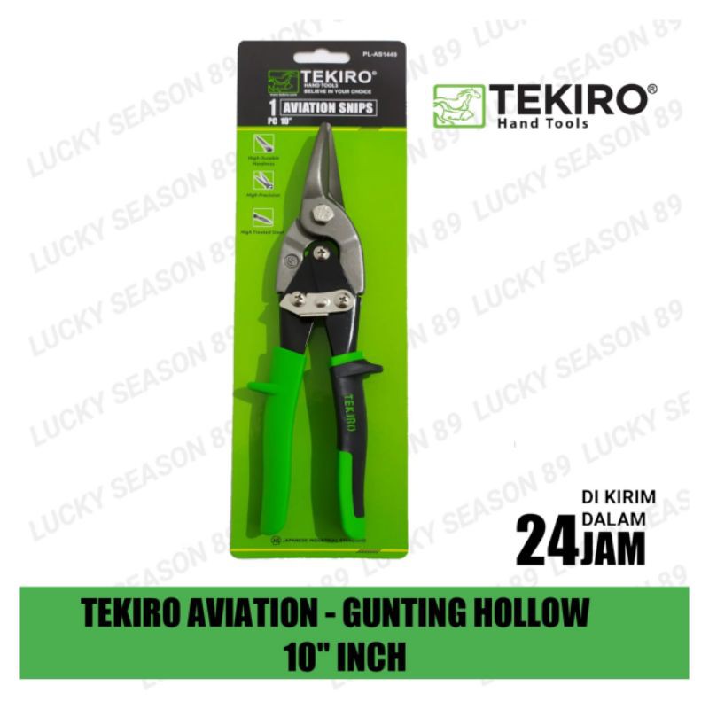 Gunting Baja Ringan TEKIRO AVIATION SNIPS 10&quot; INCH/GUNTING HOLO