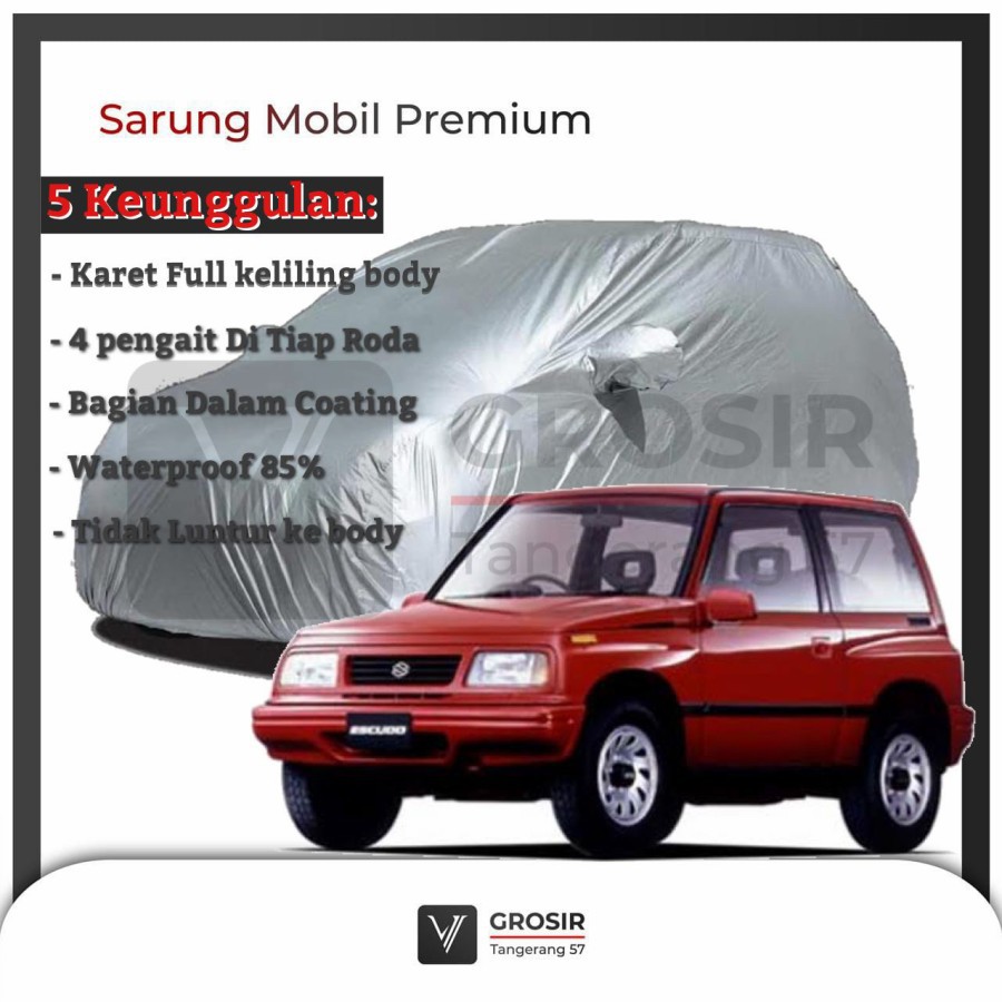 BODY COVER MOBIL SUZUKI ESCUDO SIDEKICK - PENUTUP MOBIL ESCUDO SIDEKICK