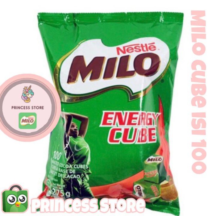 

COKELAT- MILO CUBE ISI 100 PCS -COKELAT.