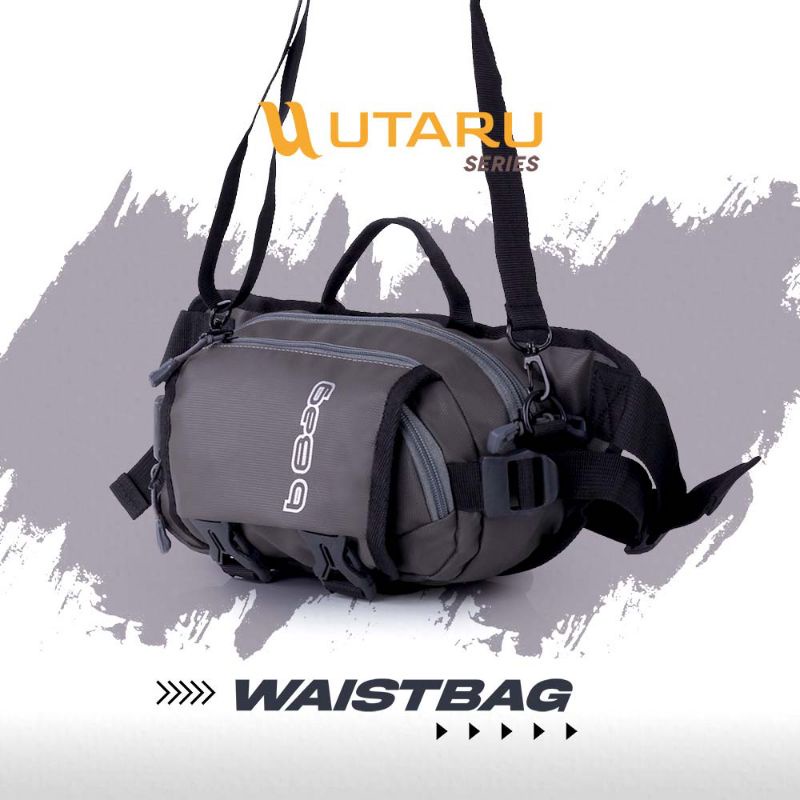 New Arrival - Tas Waistbag Pria Keren Tahan Air | Tas Salempang Waterproof Anti Air Premium | Tas Selempang Terbaru Distro Promo COD