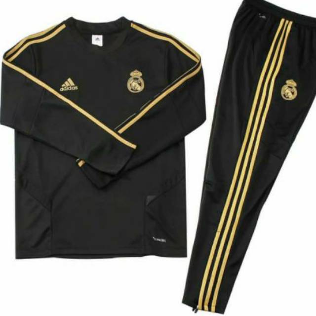 Midlayer Tracksuit Real Madrid away Training sweeter 2019-2020 New Grade Ori Impor