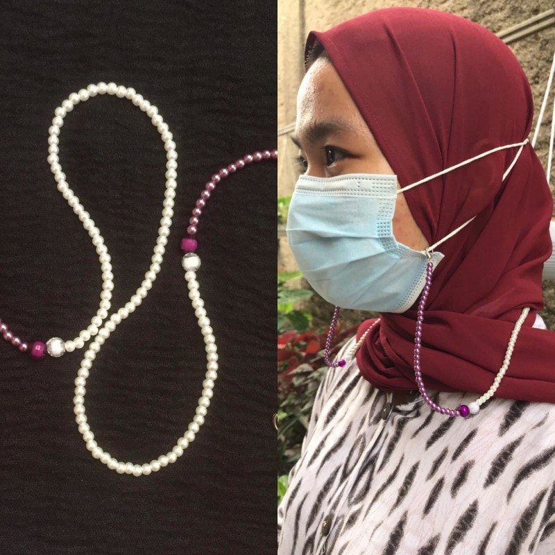 STRAP MASK SWEET LILAC REAL PICT | Shopee Indonesia