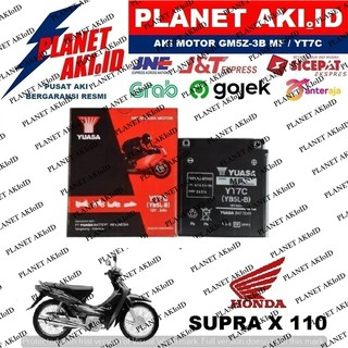  Aki  Motor  Honda Supra  X  110 YT7C YUASA Accu Kering MF 