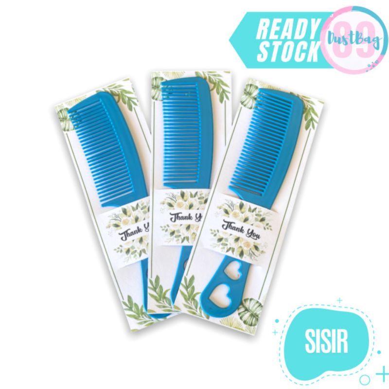 Souvenir Pernikahan Sisir Kemasan Alas Ucapan Thank You Plastik Murah Unik Ready Stok