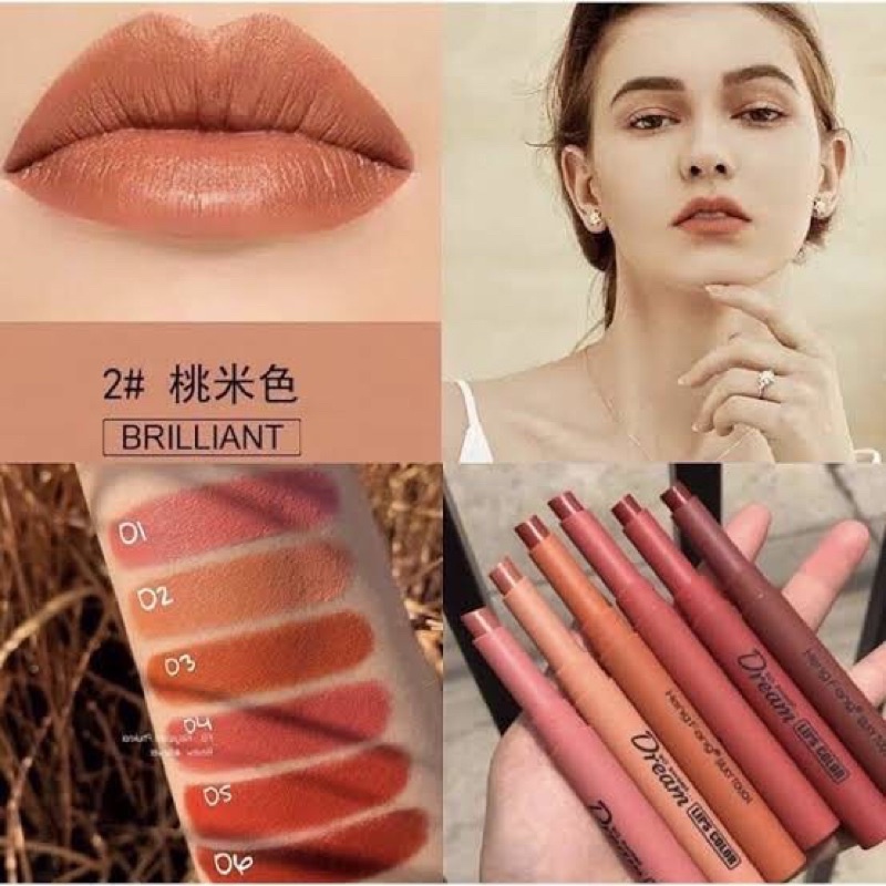 [Per Box] Medan Murah Cod LIPCREAM TANAKO REFRESHING MATTE 6 IN 1 /Lipstik OMyhost ( PER BOX ISI 6 )