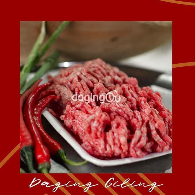 

Daging Sapi Giling | Daging Cincang | Minched Beef Netto: 500 Gram