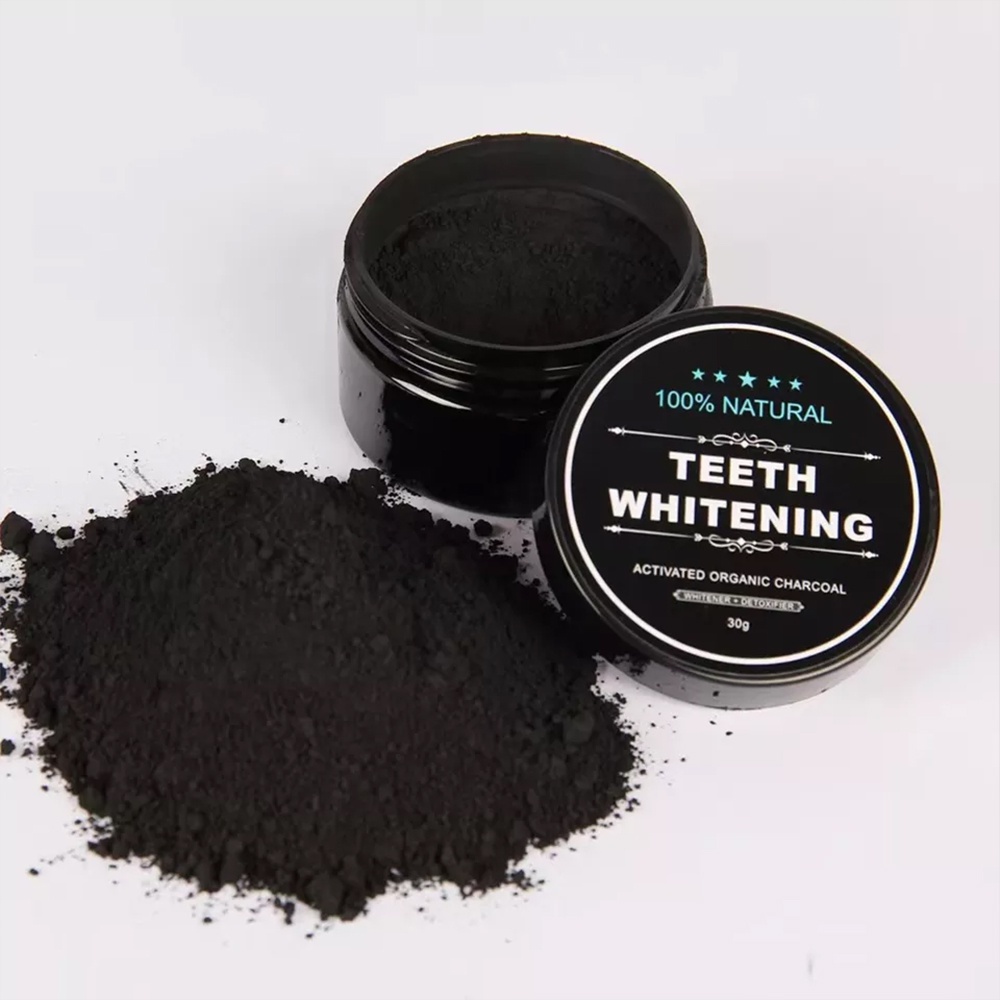 Teeth Whitening Charcoal Powder Pemutih Gigi 100% Natural