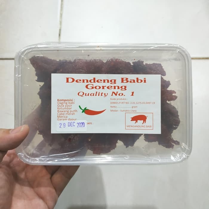 

Dendeng Babi Goreng 250 gram. Dendeng Babi Medan Kualitas No. 1