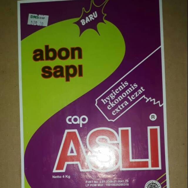 

Abon sapi cap asli