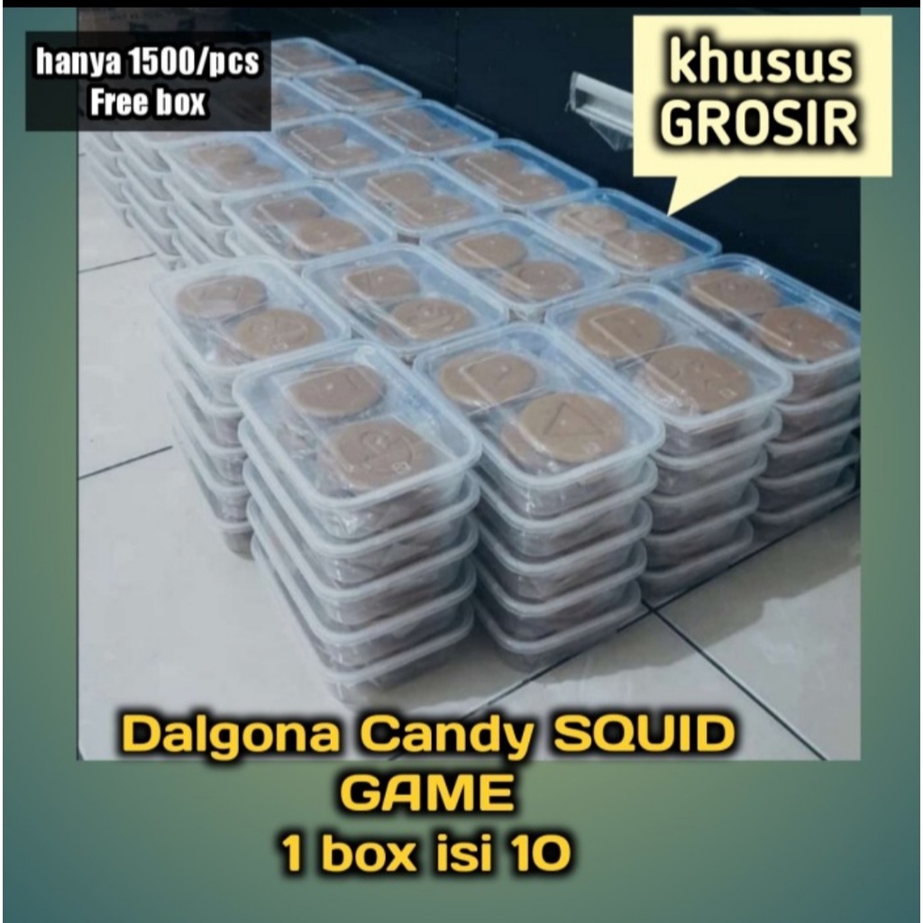

Dalgona Candy SQUID GAME Grosir