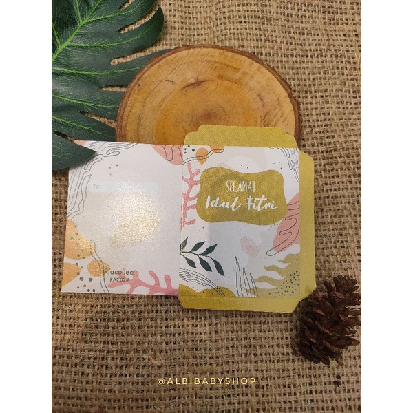 

(500 Lembar)Amplop Lebaran Bentuk Lembaran isi 10 motif free plastik danlem