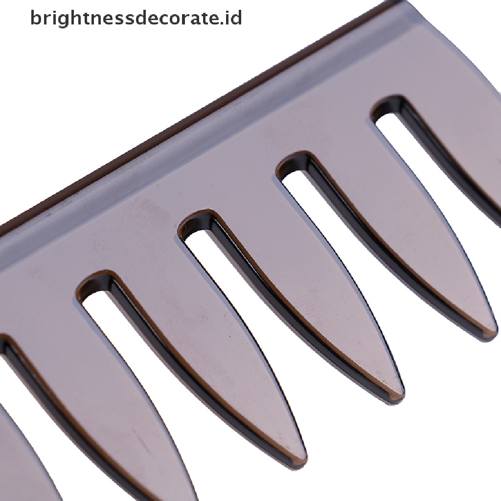 [birth] Oil Hair Comb Wide Teeth Hair Comb Classic Oil Slick Styling Hair Brush For Men [ID]