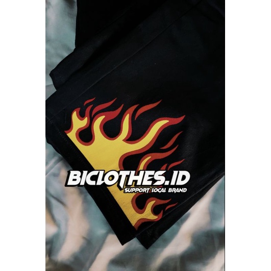 Black Pants Fire Merah - Chino Fire - Celana Api Merah - Black Pants Petir - Chino Naga Dragon - Chi